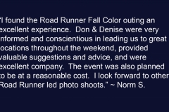 Norm S Testimonial